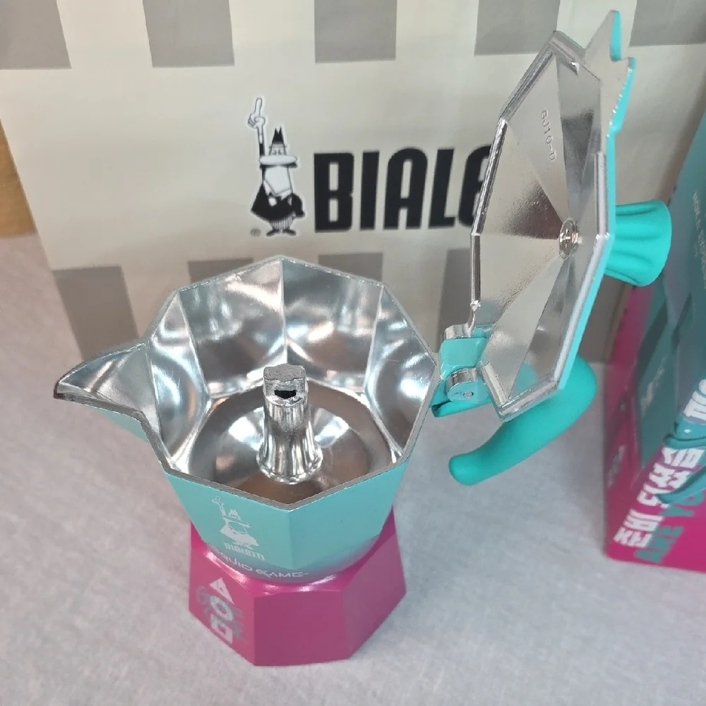 Bialetti Moka Express Squid Game Netflix Special Edition 3-Cup Coffee Maker NEW